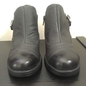 Black ankle booties